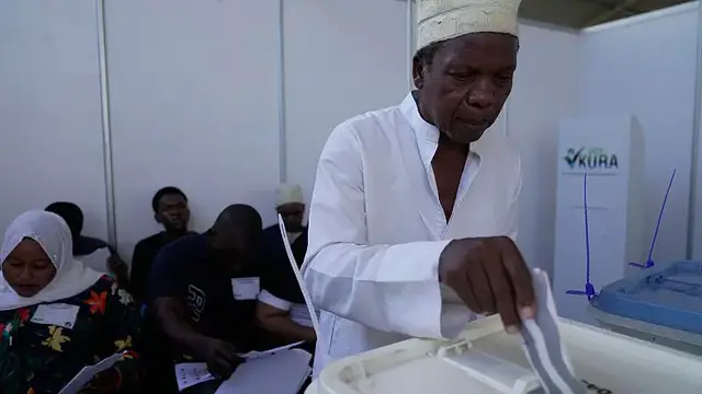 'Video thumbnail for Tanzania votes amid crackdown and opposition arrests'