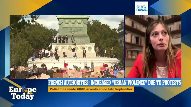 Video thumbnail for Violence is 'not general' in French students protests, MEP says