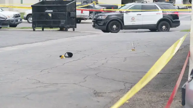 Video thumbnail for US, Los Angeles: Northridge Shooting Investigation Underway Near Apartment Complex.