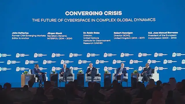 'Video thumbnail for Evolving threats and international cooperation in focus at the 2025 Global Cybersecurity Forum'