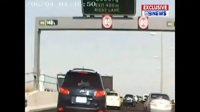 'Video thumbnail for Freeway Sign Crushes Car _ Freak Accident on Dash Cam Video'