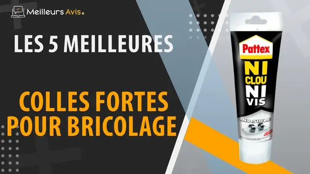 Video thumbnail for ⭐️ MEILLEURE COLLE FORTE POUR BRICOLAGE - Comparatif 2024