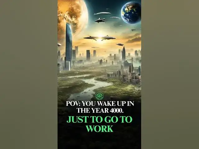 Video thumbnail for POV: You Wake Up in the Year 4000… and Still Go to Work? #shorts #future #aivideo #fyp