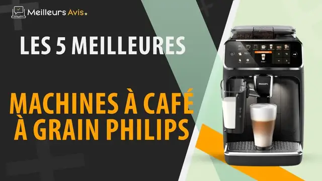 Video thumbnail for ⭐️ MEILLEURE MACHINE A CAFE A GRAIN PHILIPS - Comparatif 2023