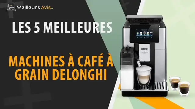 Video thumbnail for ⭐️ MEILLEURE MACHINE A CAFE A GRAIN DELONGHI - Comparatif 2023