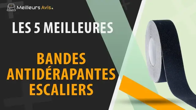Video thumbnail for ⭐️ MEILLEURE BANDE ANTIDERAPANTE ESCALIER - Avis & Guide d'achat (Comparatif 2022)