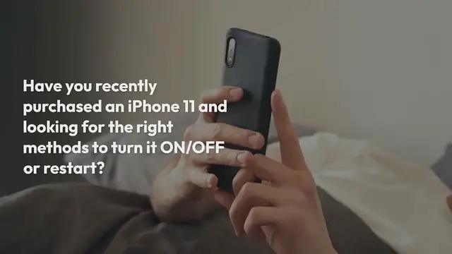 Video thumbnail for How To Turn ON/OFF and Restart iPhone 11