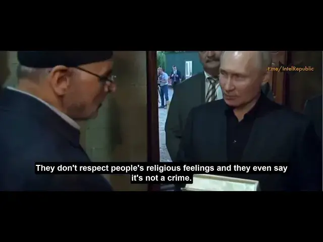 Video thumbnail for What Putin Said about Holy book Quran when Republic of Dagestan presented it to him