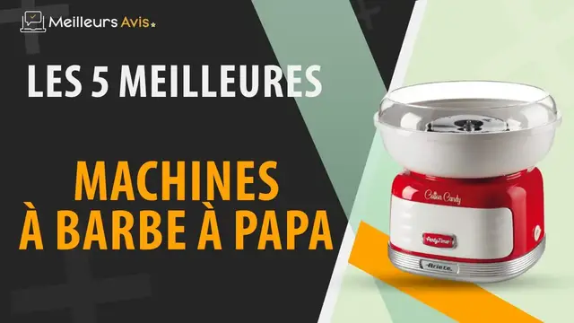 Video thumbnail for ⭐️ MEILLEURE MACHINE À BARBE À PAPA - Comparatif 2023