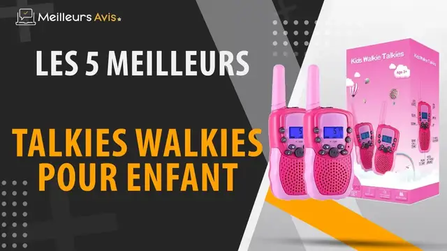 Video thumbnail for ⭐️ MEILLEUR TALKIE WALKIE POUR ENFANT - Avis & Guide d'achat (Comparatif 2022)