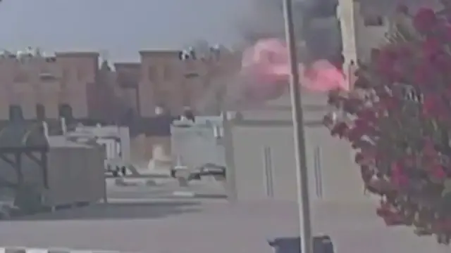 'Video thumbnail for Hamas leaders attacked in Qatar: Israeli missiles hit residential area of Doha'
