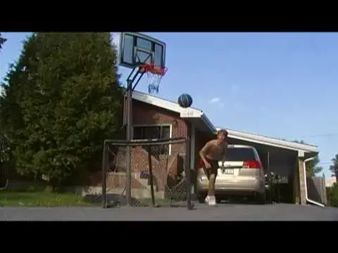 Video thumbnail for jordan kilganon: dunking over hockey net with ease