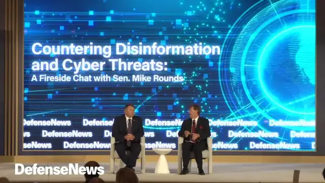 'Video thumbnail for Sen. Rounds on cybersecurity, shutdown risks, and the future of defense'