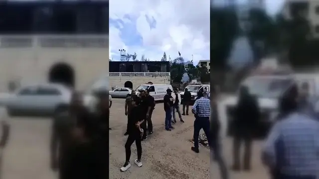 Video thumbnail for Lebanon: Nabatieh Residents Enter Areas Hit By Israeli Strikes.