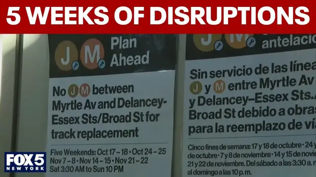 Video thumbnail for 5 weeks of J, M train disruptions on the way