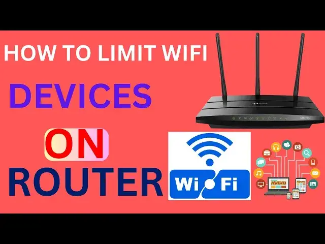 Video thumbnail for How To Limit Number Of Devices That Can Connect To Your WiFi On Router