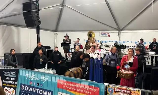 Video thumbnail for Oompah, beer and Bavarian cheer take over White Plains for Oktoberfest