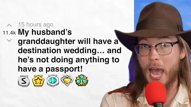 Video thumbnail for My husband’s granddaughter will have a destination wedding… and he’s not doing anything to have a passport!
