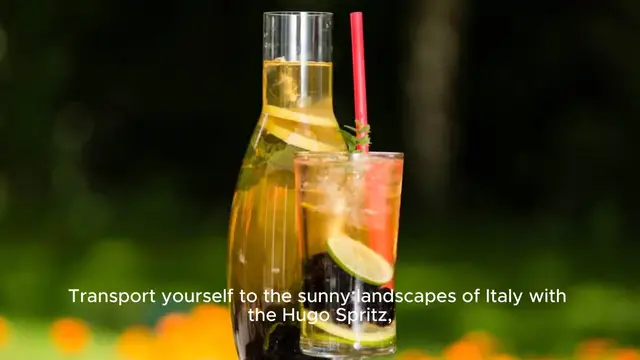 Video thumbnail for Hugo Spritz cocktail recipes