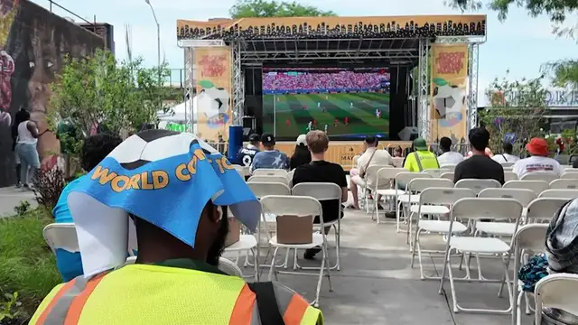 Video thumbnail for World Cup watch party brings Brownsville together