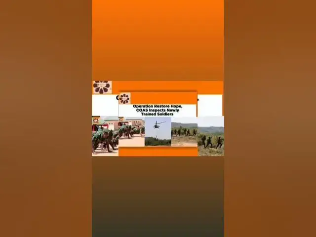 Video thumbnail for Operation Restore Hope, COAS Inspects Newly Trained Soldiers ~ OsazuwaAkonedo