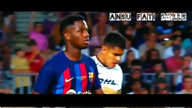 Video thumbnail for Ansu Fati extraordinary skills and goals.