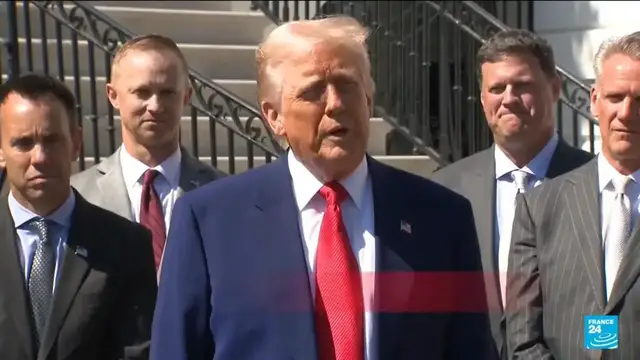 'Video thumbnail for Trump pauses plan to hike tariffs for most countries, but not for China'