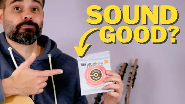 'Video thumbnail for Martin Authentic Acoustic Guitar Strings Lifespan 2.0 Review'