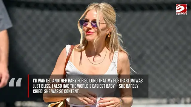 Video thumbnail for Sienna Miller was euphoric after becoming pregnant in her forties