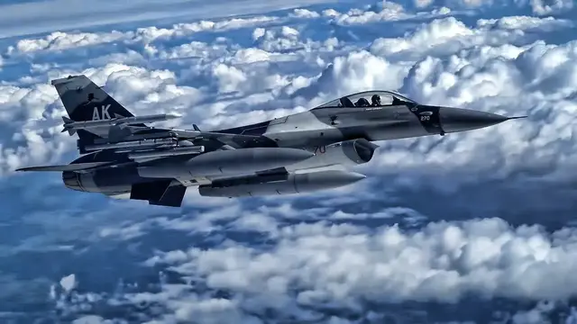 'Video thumbnail for 18th Aggressor Squadron F-16 Falcons • Red Flag-Alaska 19-2'