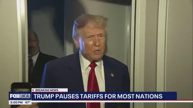 'Video thumbnail for NY News Update: Trump pause tariffs for most; Venezuelan deportations blocked'