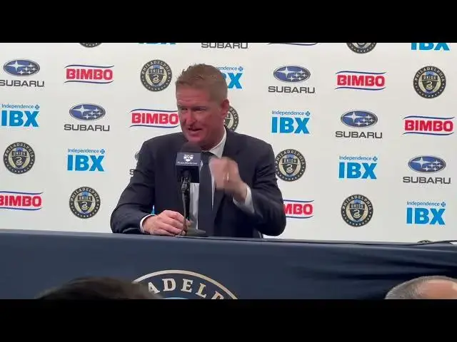 Video thumbnail for Philadelphia Union head coach Jim Curtin speaks to the media following a loss to NYCFC