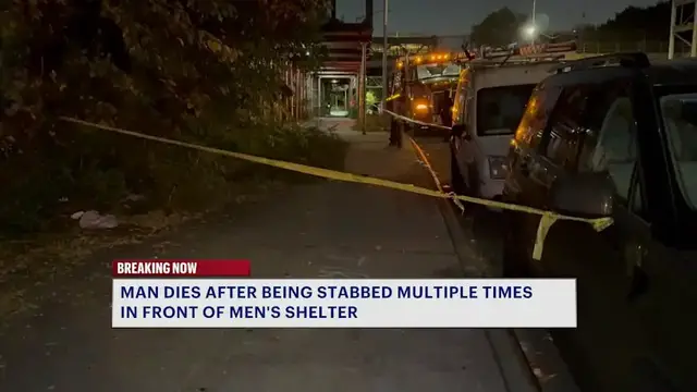 Video thumbnail for 47-year-old man fatally stabbed outside men’s shelter in Highbridge