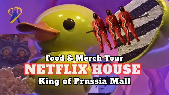 Video thumbnail for Netflix House Philadelphia - Food and Merch tour