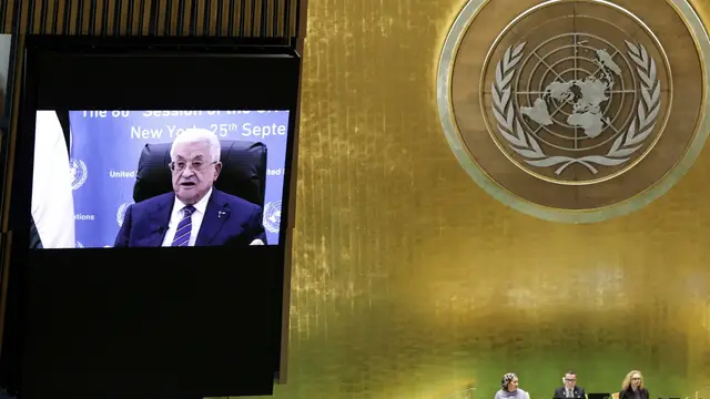 'Video thumbnail for Palestinian President addresses UNGA: Abbas says Palestinians will not leave their homeland'
