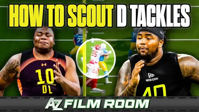 'Video thumbnail for a to z sports film room: nfl draft defensive tackle scouting: traits, film study, and prospects'