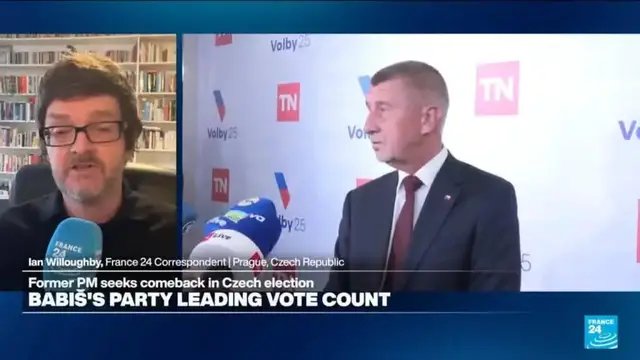 'Video thumbnail for Billionaire Babis's party on track to win Czech election'