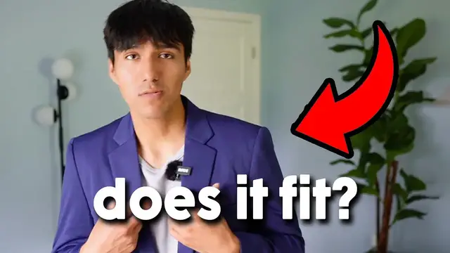 Video thumbnail for Coofandy Blazer Jacket Fit Test