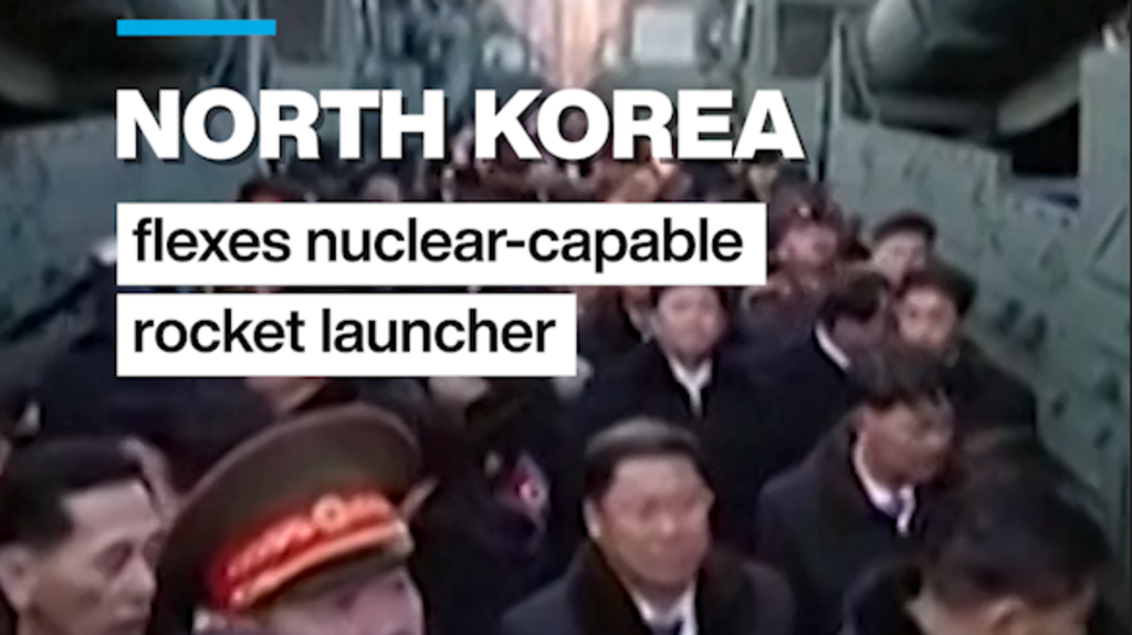 Video thumbnail for North Korea flexes nuclear-capable rocket launcher ahead of key congress