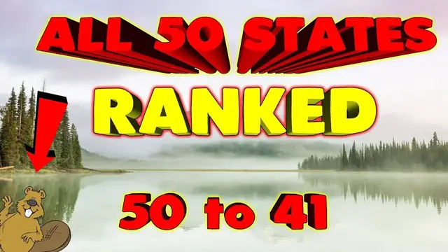 'Video thumbnail for All United States RANKED by Nickname. Where did your state rank? Part 1'