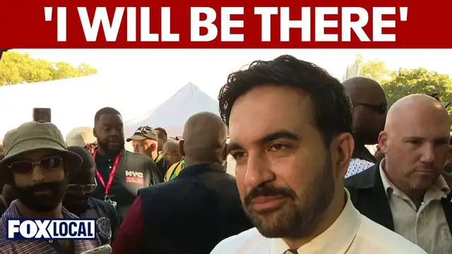 Video thumbnail for Mamdani confirms 9/11 memorial attendance; addresses Brooklyn stabbings