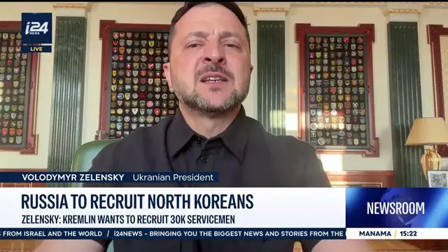 Video thumbnail for Russia to recruit North Korean — Zelensky: Kremlin wants to recruit 30k servicemen