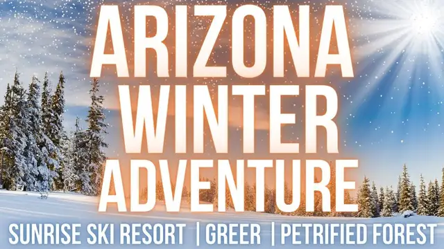 'Video thumbnail for Arizona Winter Road Trip to the White Mountains and Petrified Forest!'
