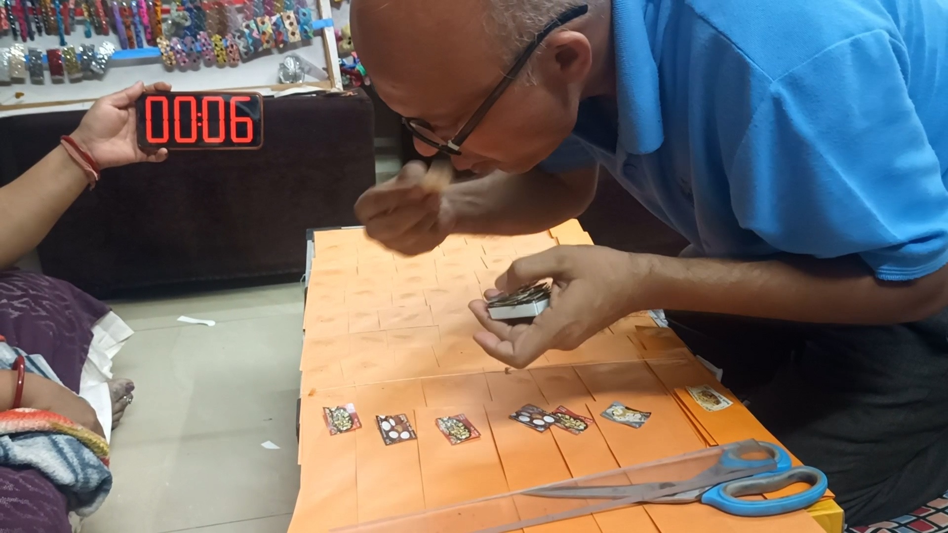 Video thumbnail for 71 Stamps Licked in One Minute World Record