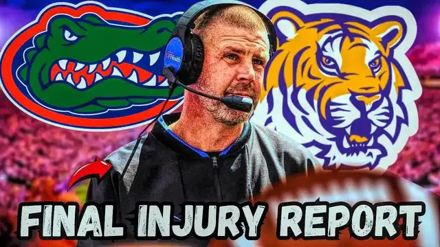 'Video thumbnail for Florida vs LSU: FINAL Injury Update + 3 Keys for Gators to Hang On'