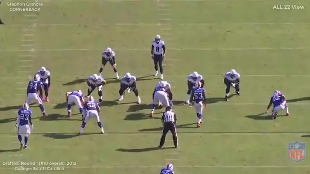 Video thumbnail for law nation sports: stephon gilmore all-22 film breakdown: should the cowboys trade for him?