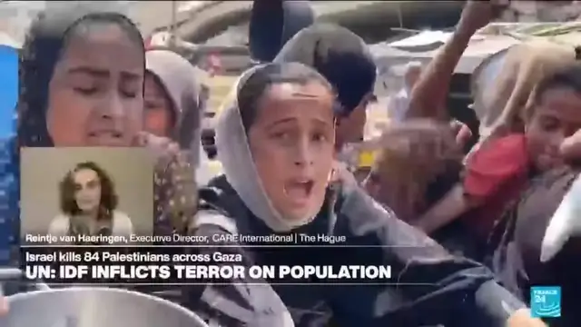 'Video thumbnail for Evacuation orders of Gazans 'feel more and more deliberate''