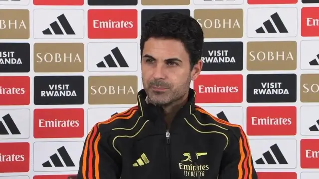 'Video thumbnail for "It's clear he wanted to stay with us" - Arteta on Saliba's contract renewal'