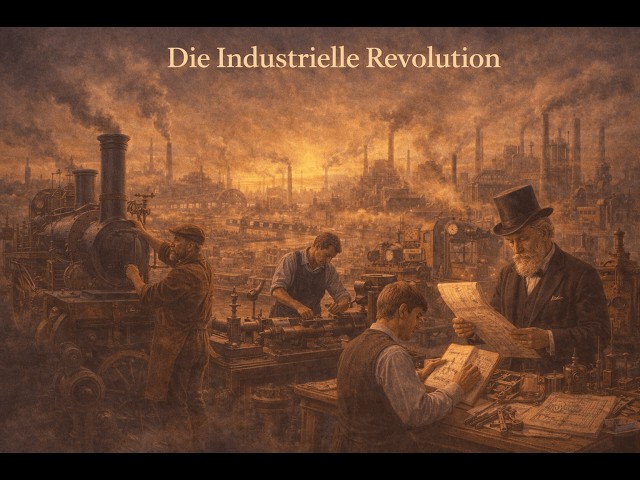 Video thumbnail for Die Industrielle Revolution | Deutsch im Schlaf | Hören Podcast A2-B1