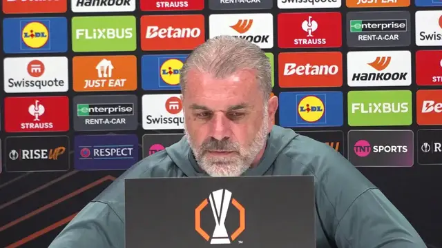 Video thumbnail for WATCH: Ange Postecoglou press conference ahead of Tottenham and Bodo/Glimt Europa League clash